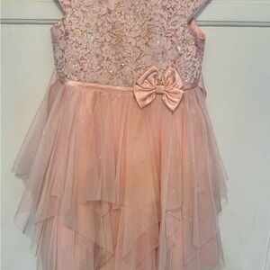 Jona Michelle Pink Babydoll Formal Dress